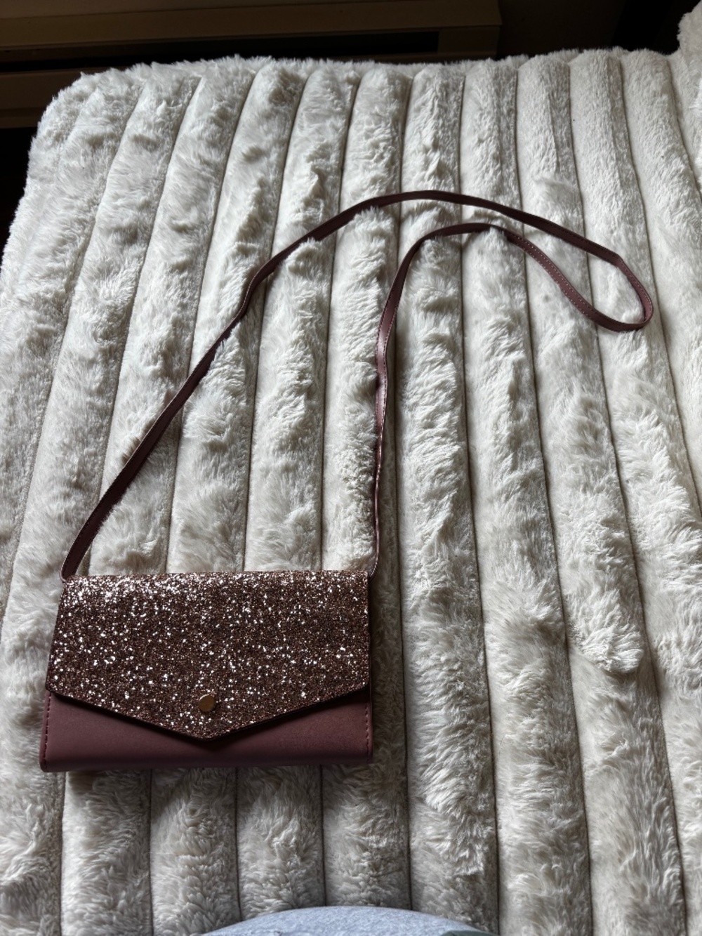 Tri Fold Sparkly Purse